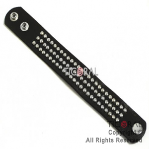 PULSERA HS1987 TACHAS REDONDAS 3FILAS x 1