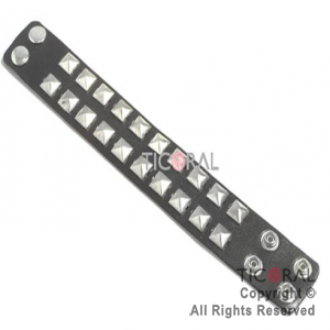 PULSERA HS1993 TACHAS PIRAMIDE 2FILAS x 1