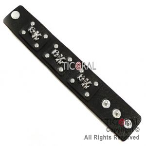 BRAZALETE HS1997 CALAVERAS Y TACHAS x 1