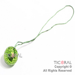 COLGANTE HS2370-5 VERDE GLOBO VIDRIO x 1