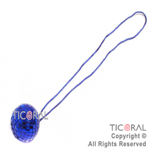 COLGANTE HS2370-6 AZUL GLOBO VIDRIO x 1