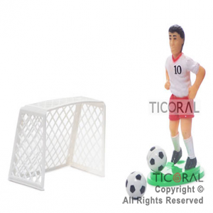 JUGADOR CON ARCO + PELOTA HS4790 SET FUTBOL  x 1