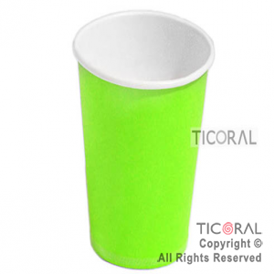 SOLID VASO POLIPAPEL MANZANA 266ML HS449-17x 8