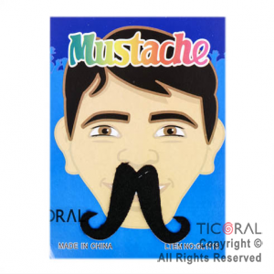 BIGOTE HS6179 CON ADHESIVO CON DIFERENTES FORMAS x 1