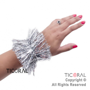 BRAZALETE HS6236-2 PLATA CON FLECOSx 1