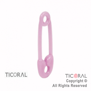 ALFILER DE GANCHO HS6125-1 CHICO ROSA COLOR 4cm x 1cm X 24