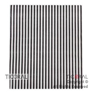 SERVILLETA 33X33 RAYAS COLOR NEGRO HS6176-4 X 20