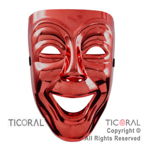 MASCARA HS6332-3 HOMBRE METAL ROJOx 1