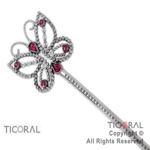 VARITA HS6374-3 CON DIAMANTE FUCSIA MARIPOSA x 1