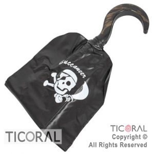 GARFIO PIRATA DE TELA PLASTICA HS6682  X 1