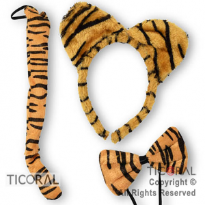 SET TIGRE VINCHA MOO Y COLA HS6738-2 x 1