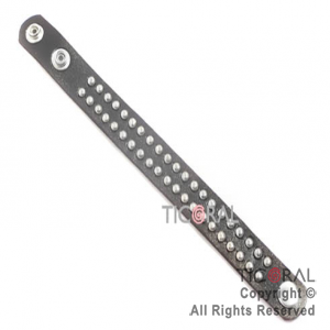 PULSERA HS1991 TACHAS REDONDAS 2FILAS x 1