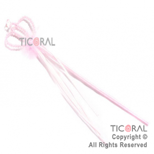 VARITA HS2441-2 ROSA C/PERLAS Y PLUMAS x 1