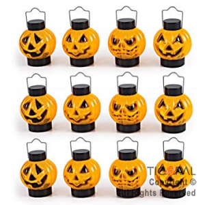 FAROL CALABAZA LUMINOSA 7.5 x 6 cm HS8404 x 12