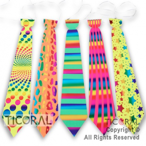 CORBATA FLUO HOLOGRAFICO COLOR DE CARTON HS8295 X 12 CORBATA FLUO HOLOGRAFICO COLOR DE CARTON HS8295 X 12