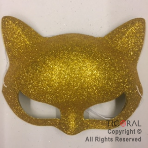 MASCARA ANTIFAZ GIBREADO GATO ORO HS8199 x 5
