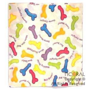CHAS LINEA EROTICA SERVILLETA CON DISEOS DE PENES DE COLORES HS8628-1 X