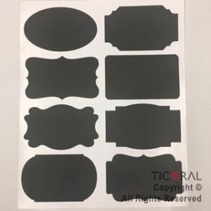 STICKER VIETA O PIZARRA PARA ESCRIBIR 8 stickers HS8670 X 12 blisters