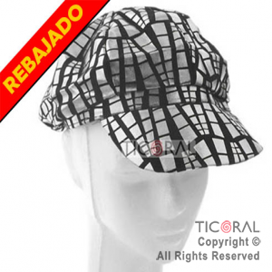 SOMB HS2684-2 GORRA TREN PLATA Y NEGRO x 1