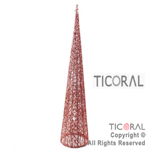 ARBOL HS4253-3 HILOS 90CM ROJO GIBRE x 1