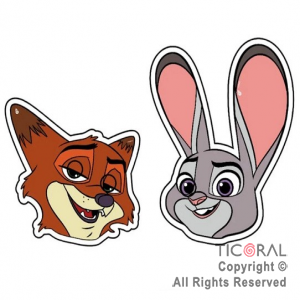 ZOOTOPIA ANTIFAZ MASCARA x 10