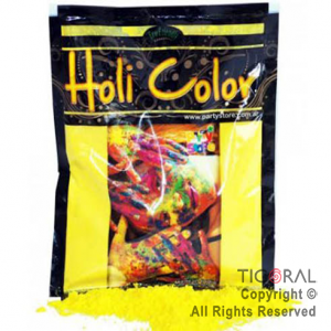 POLVO HOLI COLOR PARA LANZAR AMARILLO X 50 GR. POLVO HOLI COLOR PARA LANZAR AMARILLO X 50 GR.
