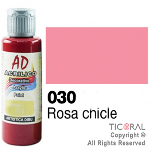 ACRIL.DECOR.AD 030 ROSA CHICLE 60ML X 1