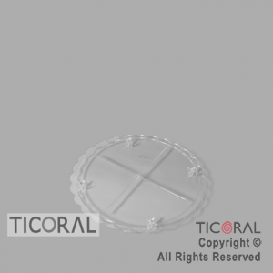 POSATORTA 1 PLATO CHICO CRISTAL x 2