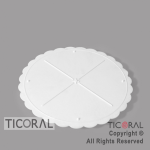 POSATORTA 3 PLATO GRANDE BLANCO x 2