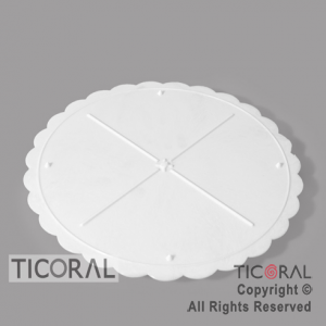 POSATORTA 4 PLATO SUPER BLANCO x 2