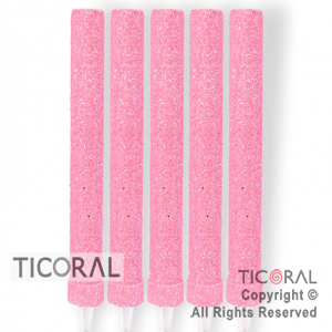 BENGALA CON GIBRE ROSA CHICLE X 1