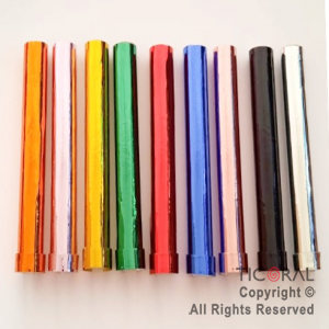 BENGALA METALIZADA ESPEJADA COLORES SURTIDOS X 10