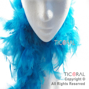 BOA HS2374-15 PLUMAS TURQUESA 2MTS (40GR x 1