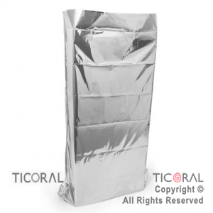 BOLSA METALIZADAS 50X70 P/COTILLON PLATA x 10