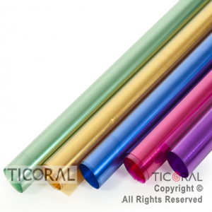 PAPEL CELOFAN CRISTAL COLORES 55CMX90CM BLISTER X 5 UNIDADES