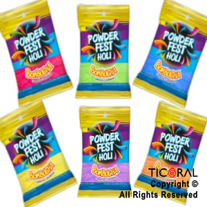 35 paquetes de polvo Holi Color Chalk de 1.76 onzas cada uno. Colores  surtidos perfectos para fiestas de Holi Color, carreras divertidas,  recaudación