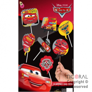 CARS 2019 ADORNO PARA FOTOS X 12