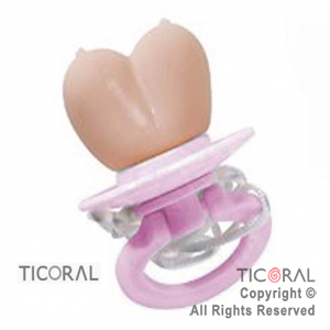 CHAS CHUPETE CON TETAS ROSA HS5990-1 X 1