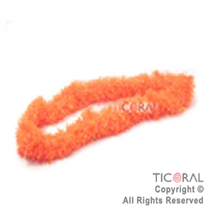 COLLAR BOA COLOR NARANJA HS637 x 6
