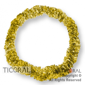 COLLAR HAWAIANO BOA METAL ORO HS644-5 x 6