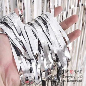 CORTINA METAL REFLEX PLATA 2MTx 1MT x 1