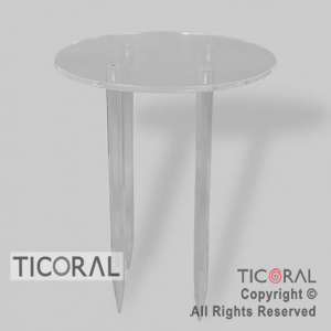SEPARADOR TORTA S-24 24 CM DIAMETRO CON 4 COLUMNAS DE 25 CM LARGO X 1