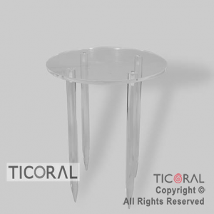 SEPARADOR TORTA S-25- 20 CM DIAMETRO CON 4 COLUMNAS DE 16 CM LARGO X 1