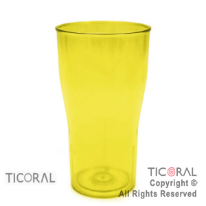 VASO COLA COLOR AMARILLO X 126