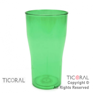 VASO COLA COLOR VERDE X 126