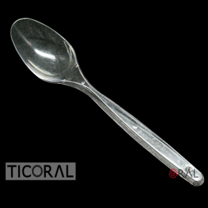 CUCHARA SOPA BISTROT CRISTAL PLASTICO x 20 UNIDADES