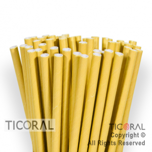 SORBETE POLIPAPEL COLOR AMARILLO 10 PAQ x 25 UNIDADES