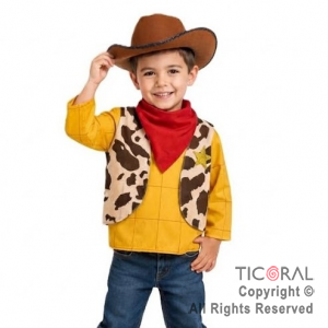 SET DE VAQUERO (CAMISA CON CHALECO Y PA�UELO) CR T.1