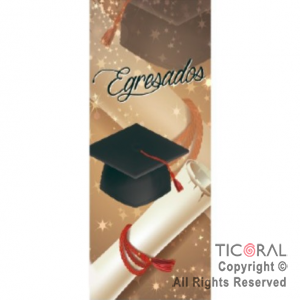 BANNER EGRESADOS VERTICAL 50 X 1.10 CM CON SOMBRERO Y DIPLOMA X 1 BANNER EGRESADOS VERTICAL 50 X 1.10 CM CON SOMBRERO Y DIPLOMA X 1