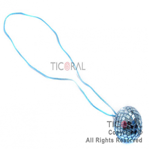COLGANTE HS2370-7 TURQUESA GLOBO VIDRIO x 1